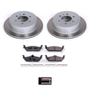 PowerStop Semi-Coated Rotor and Low-Dust Ceramic Brake Pad Kit