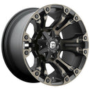 17x10 Fuel Off-Road D569 Vapor Matte Black Double Dark Tint 5x114.3 ET-18 Wheel