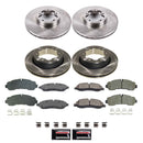 PowerStop OE Stock Replacement Low-Dust Ceramic Brake Pad and Rotor Kit