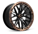 20x8.5 XXR 585 Black Bronze Ring Wheel 5x4.5 ET35 CB73.1