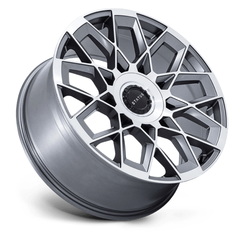 24X10 Status ST005 Matrix Anth-Mir 5x120 ET35 Wheel Rim