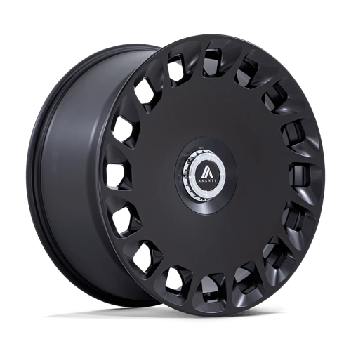 22x9 Asanti AB045 Aristocrat Matte Black 5x108 ET38 CB72.56 Wheel Rim