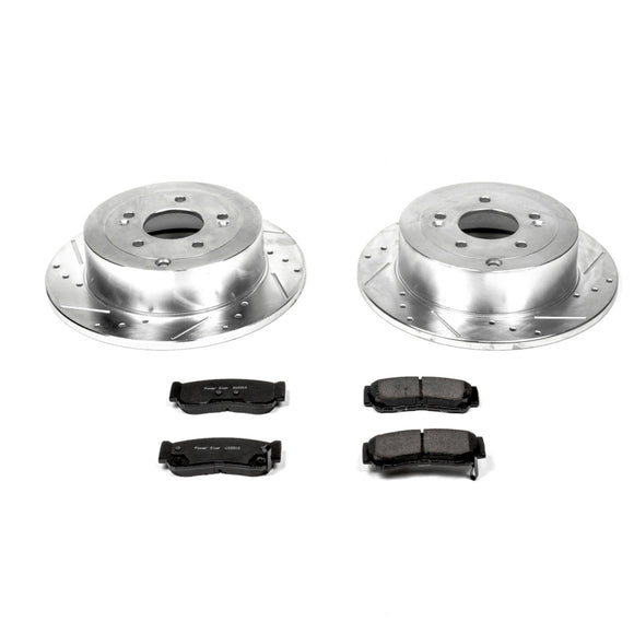 PowerStop Z23 Daily Driver Carbon-Fiber Ceramic Brake Pad and Drilled & Slotted