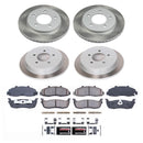 PowerStop Semi-Coated Rotor and Low-Dust Ceramic Brake Pad Kit