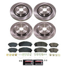 PowerStop OE Stock Replacement Low-Dust Ceramic Brake Pad and Rotor Kit