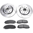 PowerStop Z23 Daily Driver Carbon-Fiber Ceramic Brake Pad and Drilled & Slotted