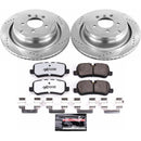 PowerStop Z36 Carbon-Fiber Ceramic Brake Pad with Drilled and Slotted Rotor Kit