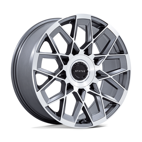 24X10 Status ST005 Matrix Anth-Mir 5x120 ET35 Wheel Rim