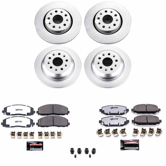 Z36 Truck & Tow Premium Carbon-Fiber Ceramic Brake Pad and Fully Coated Rotor Ki