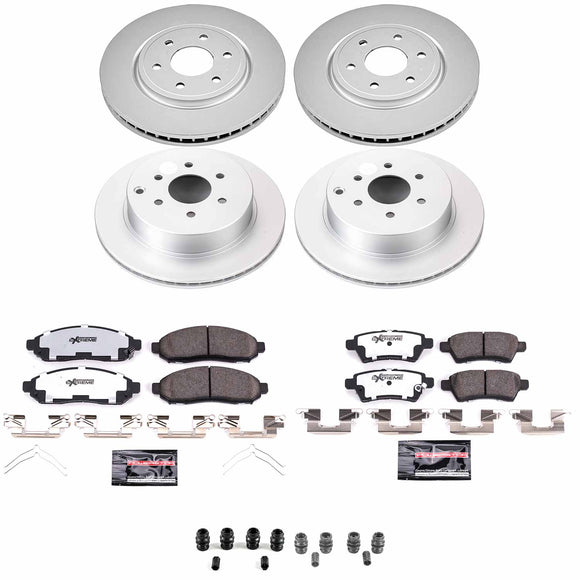 Z36 Truck & Tow Premium Carbon-Fiber Ceramic Brake Pad and Fully Coated Rotor Ki