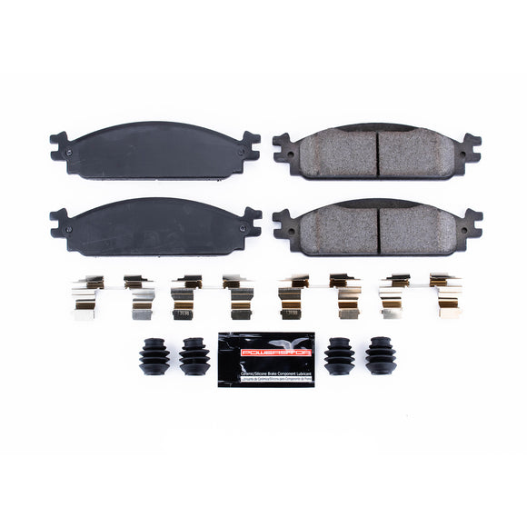 PowerStop Z23 Evolution Sport Carbon-Fiber Brake Pads With Hardware