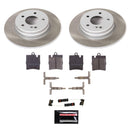 PowerStop Semi-Coated Rotor and Low-Dust Ceramic Brake Pad Kit