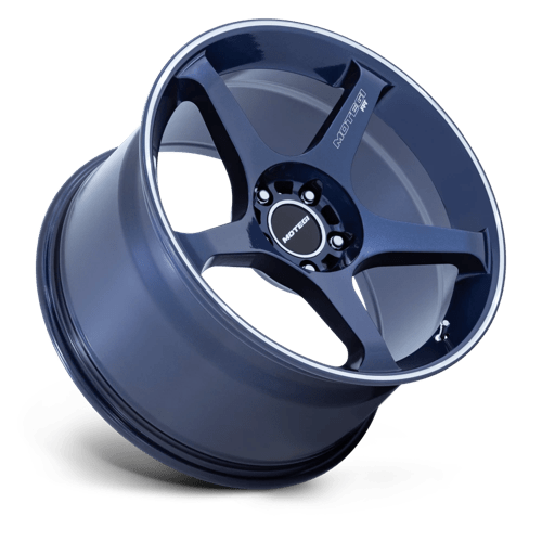 18X10.5 Motegi MR159 Battle V Obsidian Blue 5x120 ET35 Wheel Rim