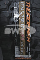 Thunderer Trac Grip M/T Tire LT245/75R17 121/118Q BSW E 2457517 245 75 17