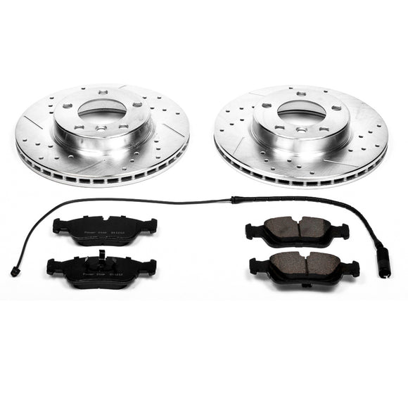 PowerStop Z23 Daily Driver Carbon-Fiber Ceramic Brake Pad and Drilled & Slotted