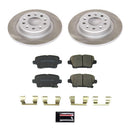 PowerStop Semi-Coated Rotor and Low-Dust Ceramic Brake Pad Kit