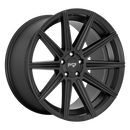 10.5x20 Niche Wheels M242 Tifosi Matte Black Wheel 5x114.3 ET40 CB72.70-3