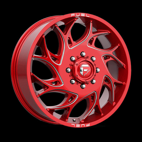 20X8.25 Fuel D742 Runner Candy Red Milled 8X165.1 ET105 wheel/rim