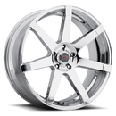 22x9.5 Vision 9042 Sultan Chrome Wheel 5x120 ET15 CB74.1