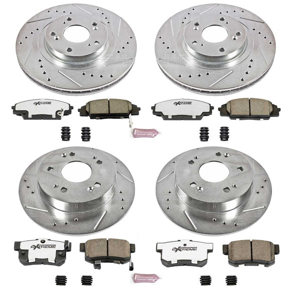 PowerStop Z26 Street Performance Ceramic Brake Pad and Drilled & Slotted Rotor K
