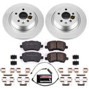 PowerStop Genuine Geomet Coated Rotor and Carbon-Fiber Ceramic Brake Pad Kit