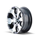 15x6 Trailer Style 136 Black Wheel/Rim 5x114.3 5-114.3 5x4.5 15-6 ET0