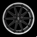 20x10.5 Curva C24 Gloss Black Stainless Chrome Lip 5x114.3 ET35 wheel/rim-2
