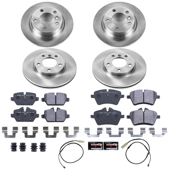 PowerStop Track Day Spec High-Performance Brake Pad and Rotor Kit