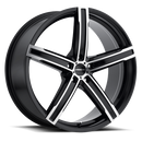 16x7 Vision 469 Boost Black Machined Face 5x114.3 5x4.5 ET38 Wheel Rim