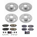 PowerStop Z23 Daily Driver Carbon-Fiber Ceramic Brake Pad and Drilled & Slotted