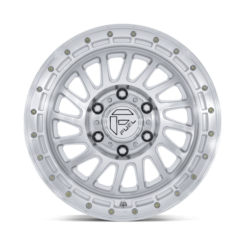 17x9 Fuel Off-Road FC897 Havoc Gloss Silver With Machined Face 6x135 ET1 Wheel