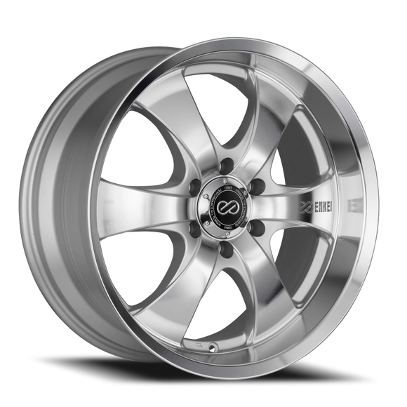 17X8 Enkei M6 Silver Machined Wheel/Rim 6x139.7 6-139.7 482-780-8335MF