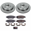 PowerStop OE Stock Replacement Low-Dust Ceramic Brake Pad and Rotor Kit