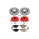 PowerStop Z23 Daily Driver Carbon-Fiber Ceramic Pads Drilled & Slotted Rotor & C
