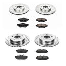 PowerStop Z23 Daily Driver Carbon-Fiber Ceramic Brake Pad and Drilled & Slotted