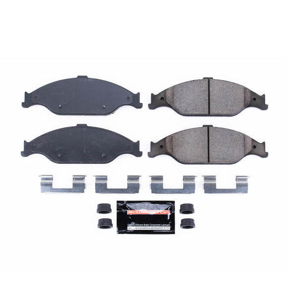 PowerStop Z23 Evolution Sport Carbon-Fiber Brake Pads With Hardware