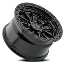 17x9 Arena Wheel Trek Glossy Black Wheel 6x135 ET0 CB87.12