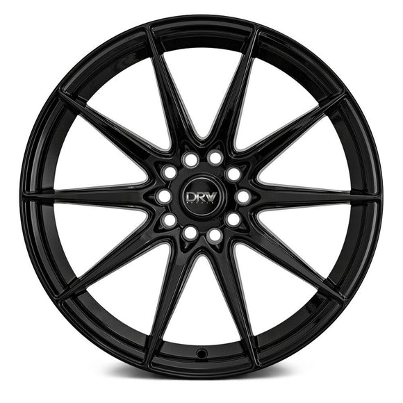 18x8 DRW Tuner D19 Gloss Black 5x108/114.3 ET38 wheel/rim