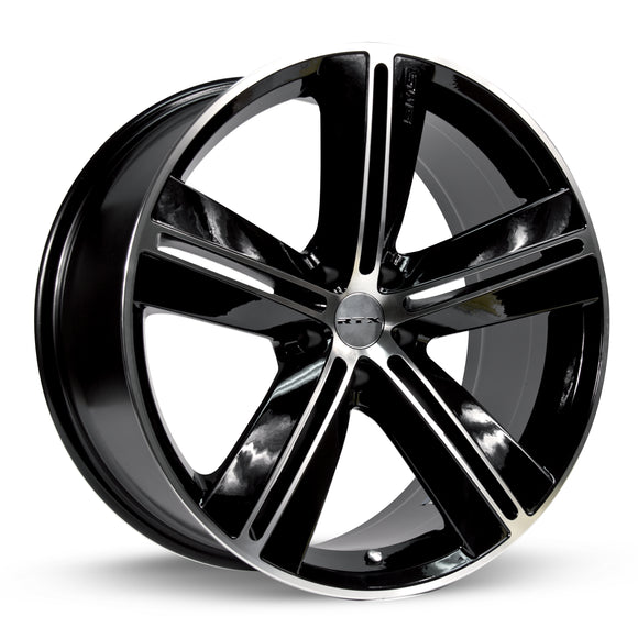 18x7.5 RTX SMS Black Machined 5x115 ET20 wheel/rim
