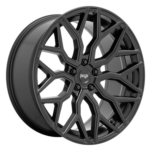 22X10 Niche M261 MAZZANTI Matte Black 5X120 ET30 wheel/rim