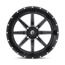 22X7 Fuel UTV D538 Maverick Matte Black Milled 4X156 ET13 wheel/rim