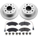 PowerStop Genuine Geomet Coated Rotor and Low-Dust Ceramic Brake Pad Kit