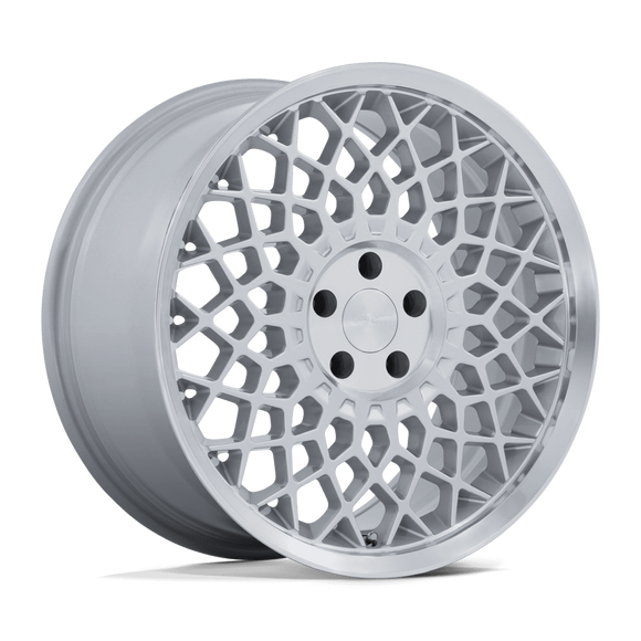 18x8.5 Rotiform RC212 CJJ Gloss Silver With Machined Lip 5x120 ET35 Wheel