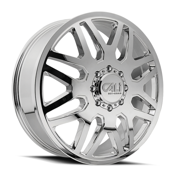 24x8.25 Cali Off-Road Invader Dually Chrome 8x200 ET115 CB142 Wheel Rim