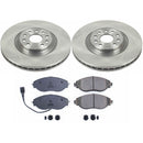 PowerStop OE Stock Replacement Low-Dust Ceramic Brake Pad and Rotor Kit