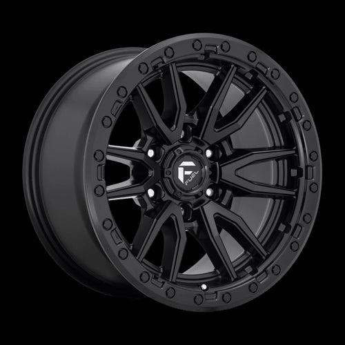 22X9 Fuel 1PC D679 Rebel Matte Black 6X139.7 6X5.5 ET20 Wheel Rim - 0