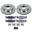 PowerStop OE Stock Replacement Low-Dust Ceramic Brake Pad and Rotor Kit