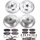PowerStop Z23 Daily Driver Carbon-Fiber Ceramic Brake Pad and Drilled & Slotted