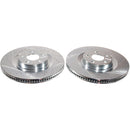 PowerStop Evolution Drilled Slotted Rotors Pair Front For Ford Maverick