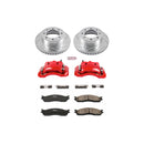 PowerStop Z23 Daily Driver Carbon-Fiber Ceramic Pads Drilled & Slotted Rotor & C
